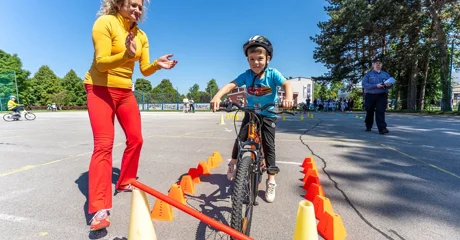 FOTO Djeca na poligonu pokazala spretnost, ravnotežu, ali i prometnu odgovornost