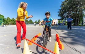 FOTO Djeca na poligonu pokazala spretnost, ravnotežu, ali i prometnu odgovornost