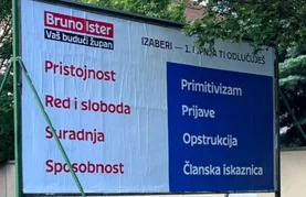 HDZ reagirao na SDP-ov plakat, iz Povjerenstva pozivaju na poštenu kampanju