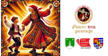 Umirovljenici i djeca zajedno na pozornici Kulturnog centra u Novom Marofu