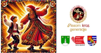 Umirovljenici i djeca zajedno na pozornici Kulturnog centra u Novom Marofu