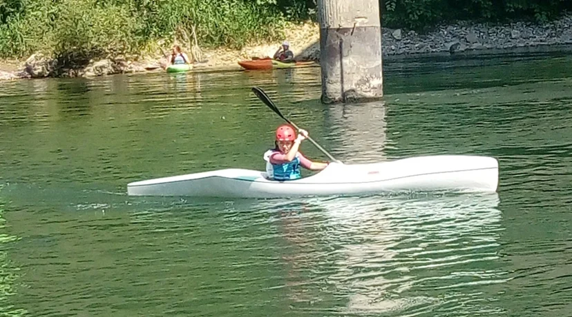 Mlada kajakašica Varteksa Hana Valjak osvojila srebro u Sloveniji
