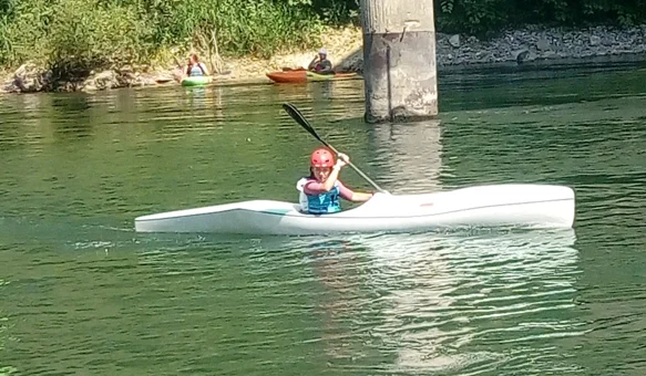 Mlada kajakašica Varteksa Hana Valjak osvojila srebro u Sloveniji