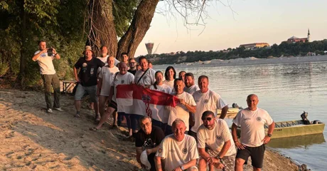 Varaždinski branitelji Dravom i Dunavom jubilarni 20. put stigli u Vukovar