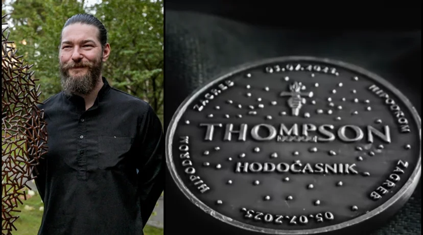 Varaždinac Nikola Vudrag autor ekskluzivnog medaljona za Thompsonov koncert
