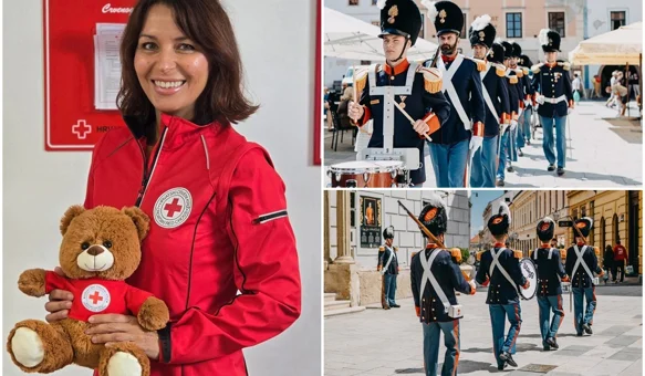 Pucanj iz topa izvodi Sandra Mintas iz varaždinskog Crvenog križa
