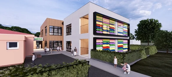 Izgled Dječjeg vrtića Varaždin objekta Dravska nakon što će biti dograđen