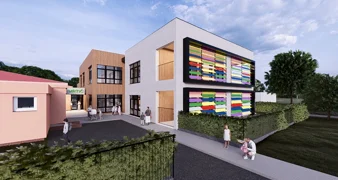 Izgled Dječjeg vrtića Varaždin objekta Dravska nakon što će biti dograđen