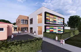 Izgled Dječjeg vrtića Varaždin objekta Dravska nakon što će biti dograđen