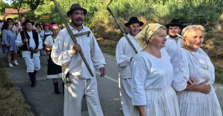 Brojni mještani sudjelovali u žetvi raži