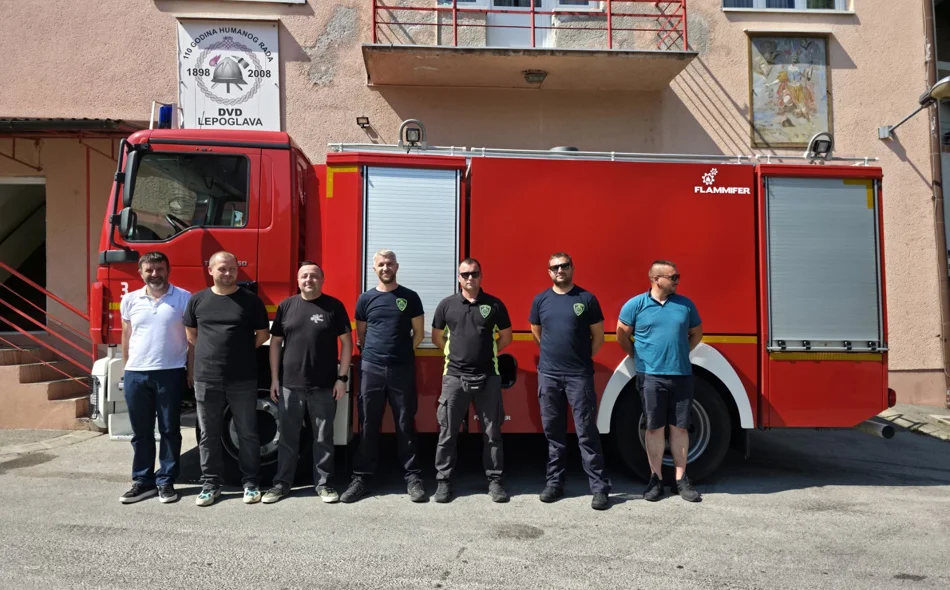 Autocisterna DVD-a Lepoglava dislocirana na otok Rab