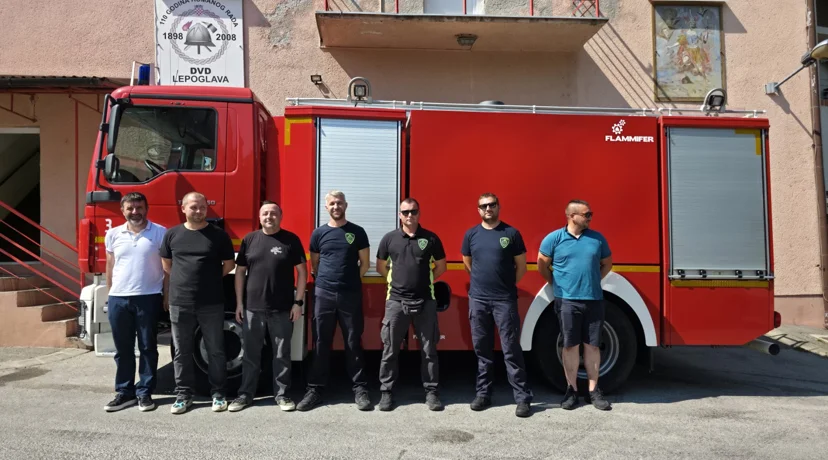 Autocisterna DVD-a Lepoglava dislocirana na otok Rab