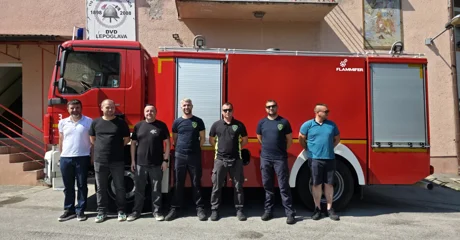 Autocisterna DVD-a Lepoglava dislocirana na otok Rab