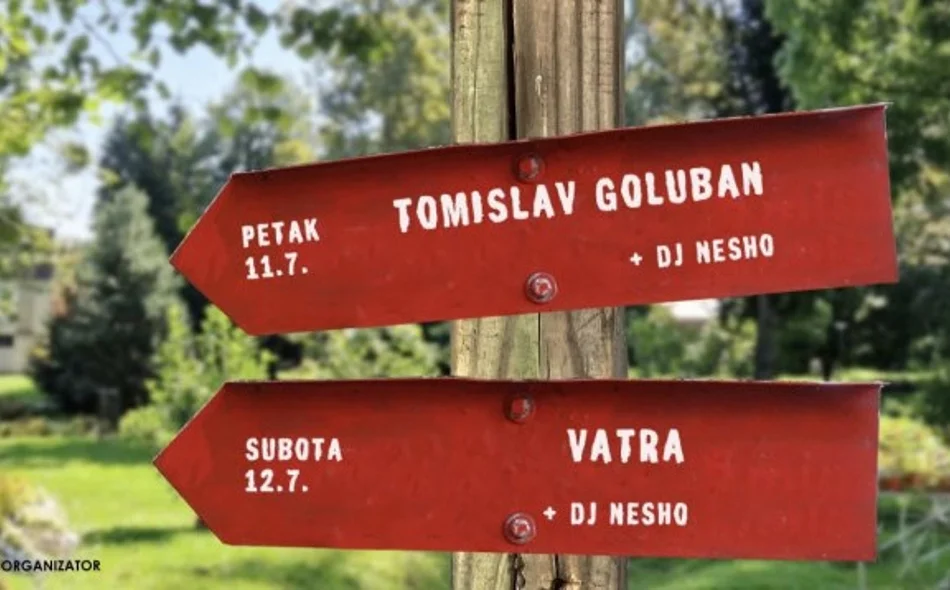 Ovog vikenda u gradskom parku koncerti Tomislava Golubana i Vatre