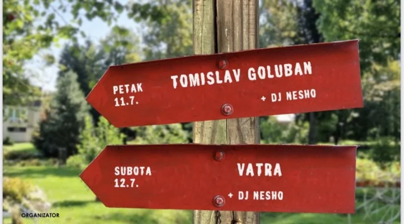 Ovog vikenda u gradskom parku koncerti Tomislava Golubana i Vatre