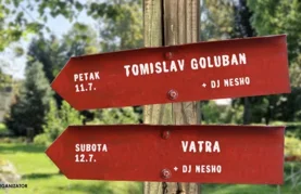 Ovog vikenda u gradskom parku koncerti Tomislava Golubana i Vatre