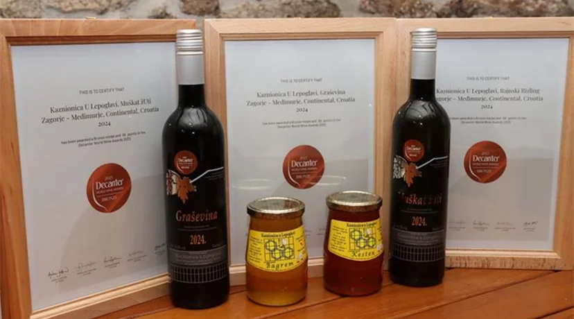 Kaznionici Lepoglava medalje za vino i med