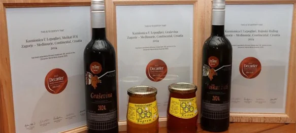 Kaznionici Lepoglava medalje za vino i med