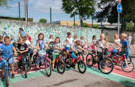 FOTO: Mališani Dječjeg vrtića &quot;Bubamara&quot; pokazali biciklističke vještine