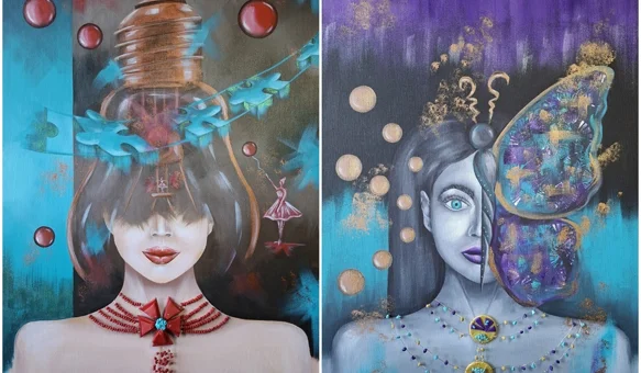 Sandra Horvat s izložbom „Snovita lica” u Kuli stražarnici