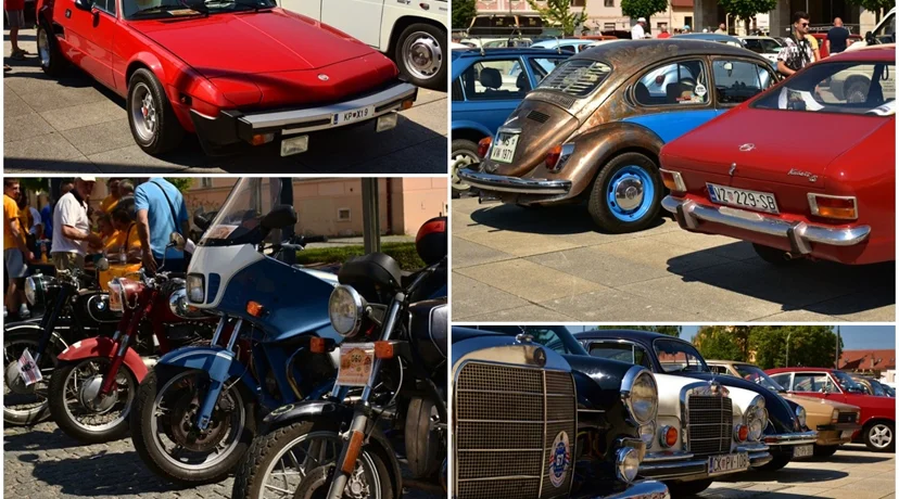 FOTO Stari automobili i motori vratili šetače u neka prošla vremena