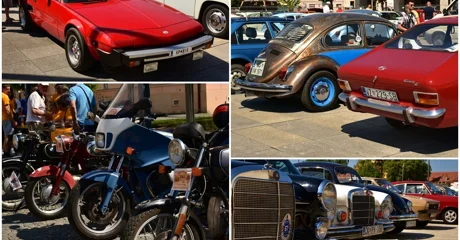 FOTO Stari automobili i motori vratili šetače u neka prošla vremena