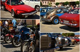 FOTO Stari automobili i motori vratili šetače u neka prošla vremena