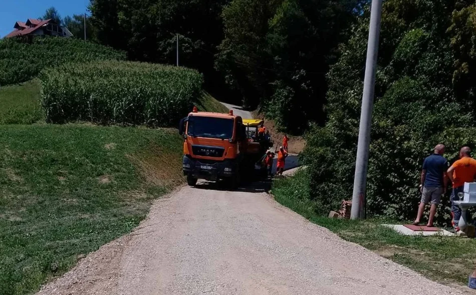 Završeno asfaltiranje dionice između zaseoka Osonjak i Dleski