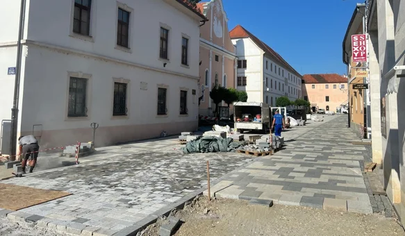 Uređenje Pavlinske ulice u samome centru je pred završetkom