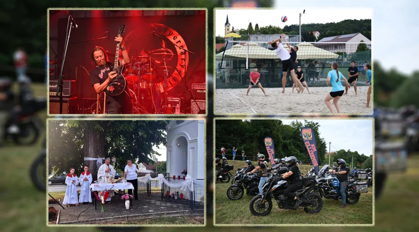 FOTO: Vinica proslavila blagdan Sv. Ane uz glazbu, motore, mise i sport