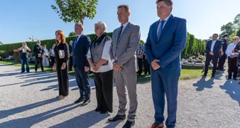 FOTO Program obilježavanja na varaždinskom groblju i u Županijskoj palači