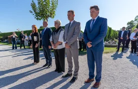 FOTO Program obilježavanja na varaždinskom groblju i u Županijskoj palači