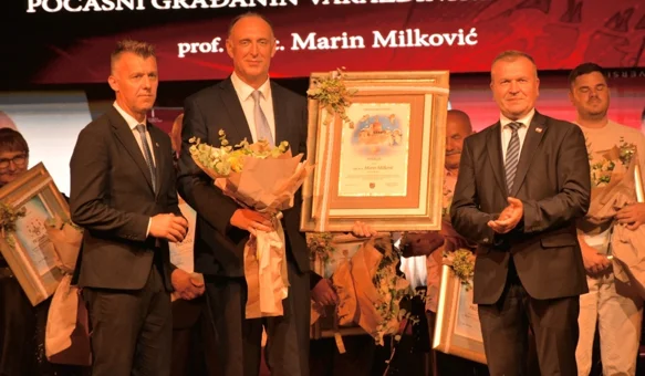 Rektor Marin Milković počasni je građanin Varaždinske županije