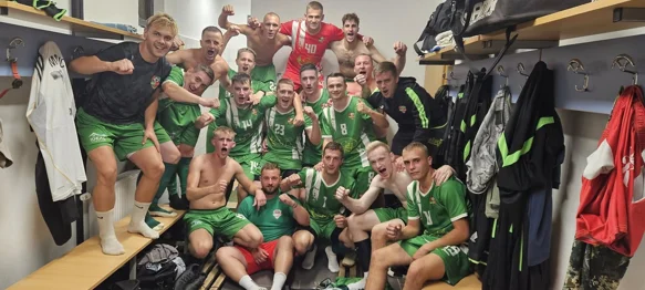 Slavlje u svlačionici nogometaša Nove Vesi