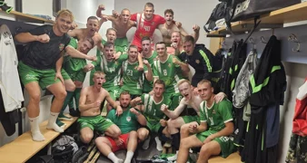 Slavlje u svlačionici nogometaša Nove Vesi