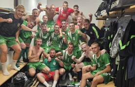 Slavlje u svlačionici nogometaša Nove Vesi