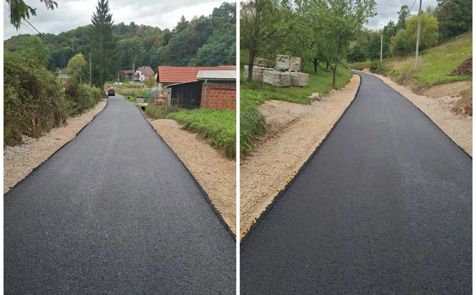 Asfaltirana još jedna dionica u Općini Bednja