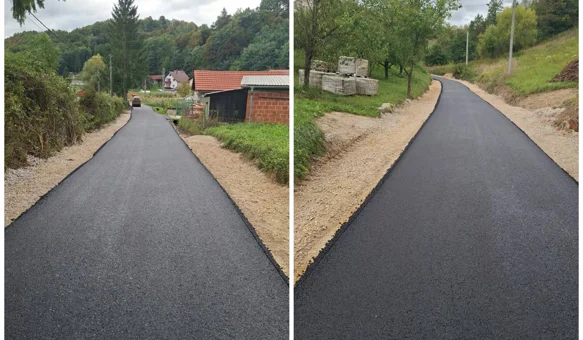 Asfaltirana još jedna dionica u Općini Bednja