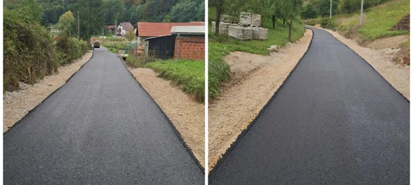 Asfaltirana još jedna dionica u Općini Bednja