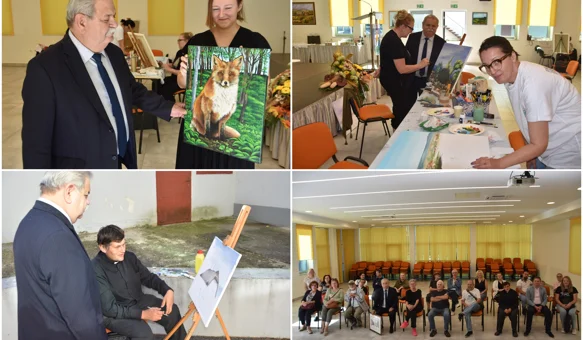 FOTO: Likovna kolonija okupila dvadesetak umjetnika iz Hrvatske i Slovenije