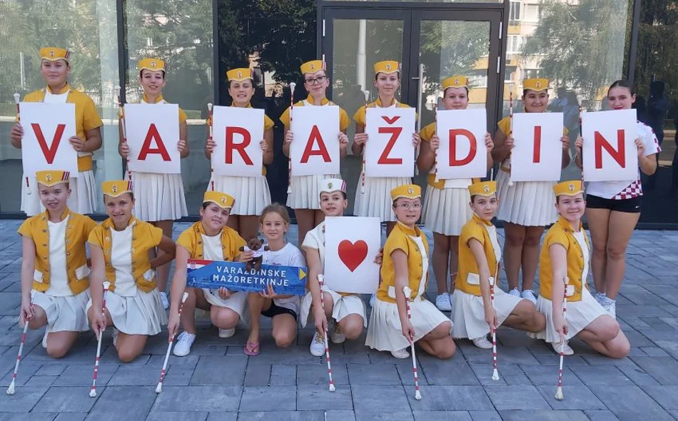 Varaždinske mažoretkinje nastupile na Europskom prvenstvu u Sarajevu