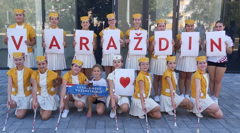 Varaždinske mažoretkinje nastupile na Europskom prvenstvu u Sarajevu