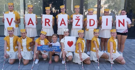 Varaždinske mažoretkinje nastupile na Europskom prvenstvu u Sarajevu