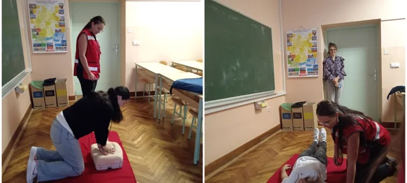 Edukacija iz prve pomoći za novomarofske učenike