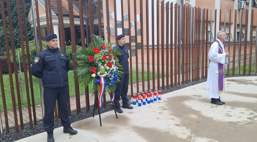 Odana počast poginulim i nestalim policajcima PU Varaždin u Domovinskom ratu