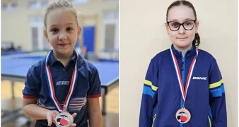 Franka Špoljarić i Tesa Dvorščak s medaljama osvojenima u Šenkovcu
