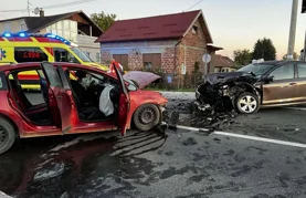 Frontalni sudar automobila u Križovljanu