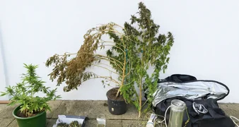 Zapljenjene stvari u domu 45-godišnjaka 