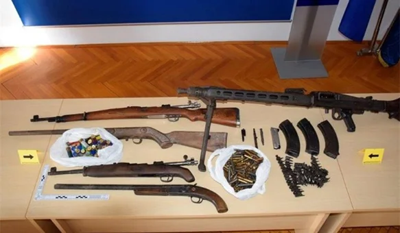 Zapljena oružja i streljiva od strane varaždinskih policajaca