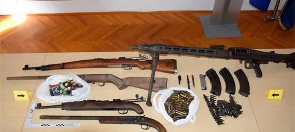 Zapljena oružja i streljiva od strane varaždinskih policajaca